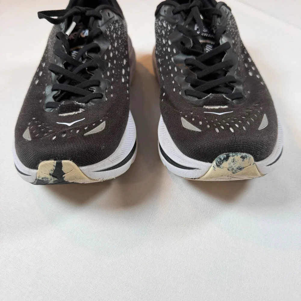 Hoka Kawana Women's 11 Running Shoes Black White 1123164 BWHT Sneaker